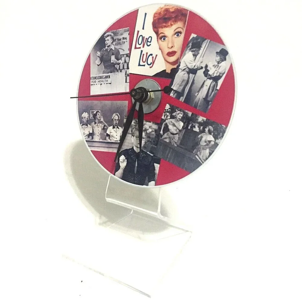 I Love Lucy Table Clock CD DVD Stand Rare HMD Collectible Lucille Ball 1950s TV